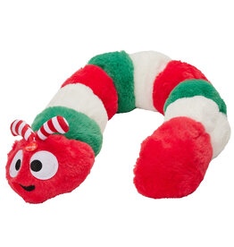 Patchwork Pet Giant Festive Caterpillar Dog Toy