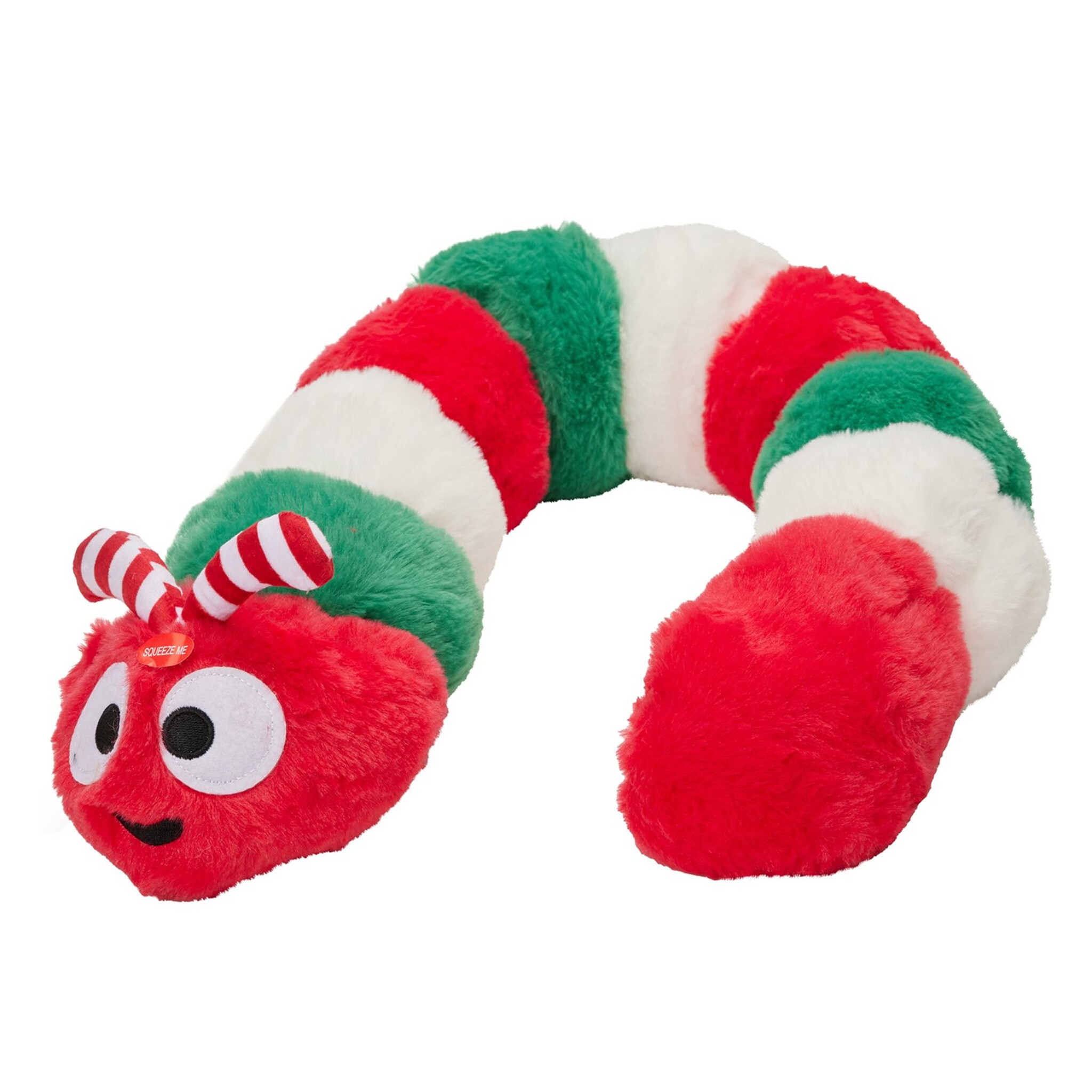 Patchwork Pet Giant Festive Caterpillar Dog Toy