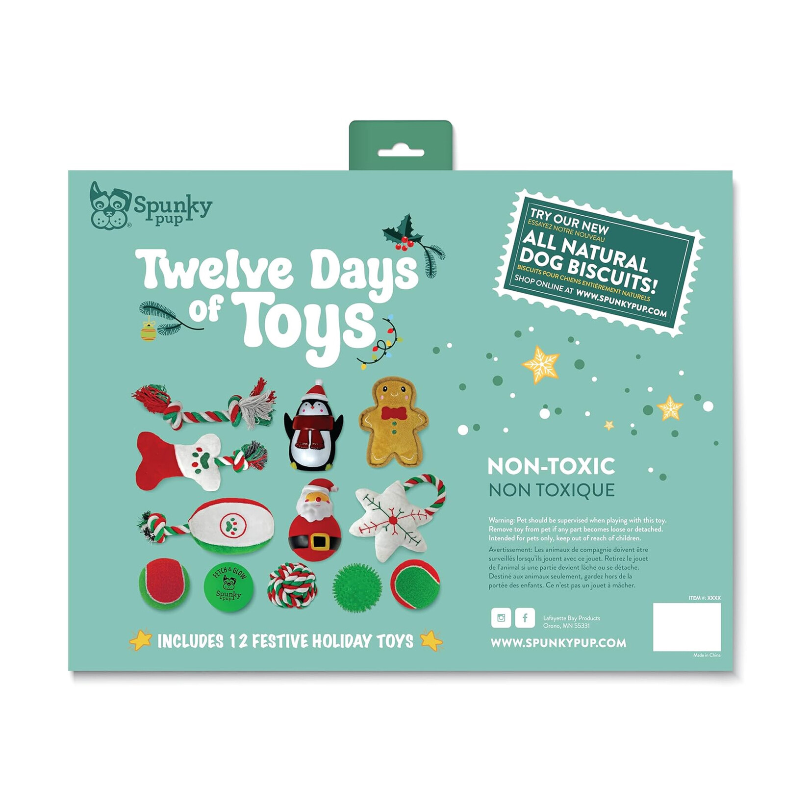Spunky Pup Dog Toys Advent Calendar
