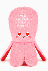 HugSmart Pet Valentine Octopus Dog Toy