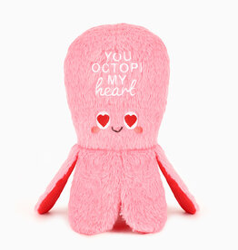 HugSmart Pet Valentine Octopus Dog Toy