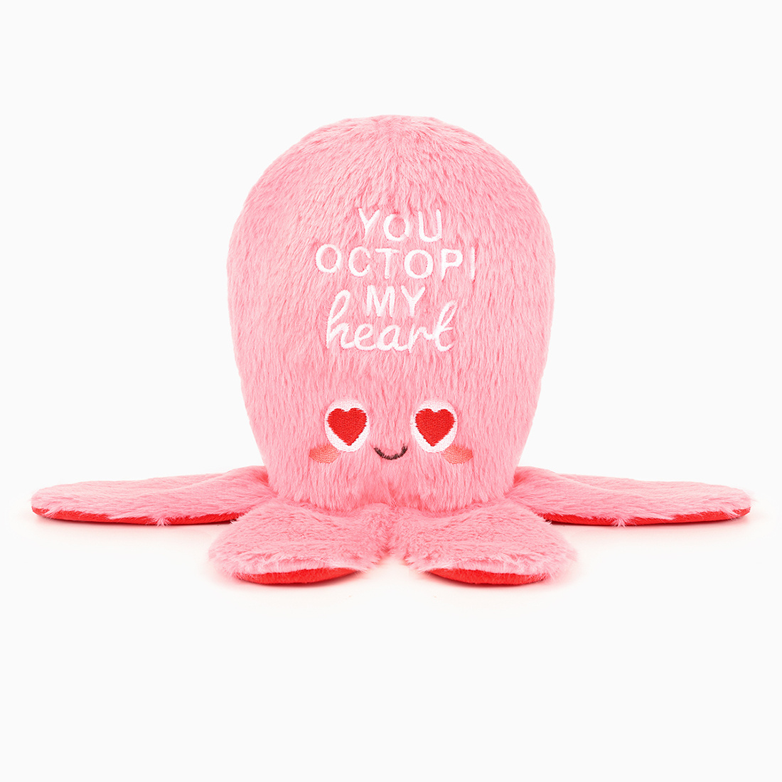 HugSmart Pet Valentine Octopus Dog Toy
