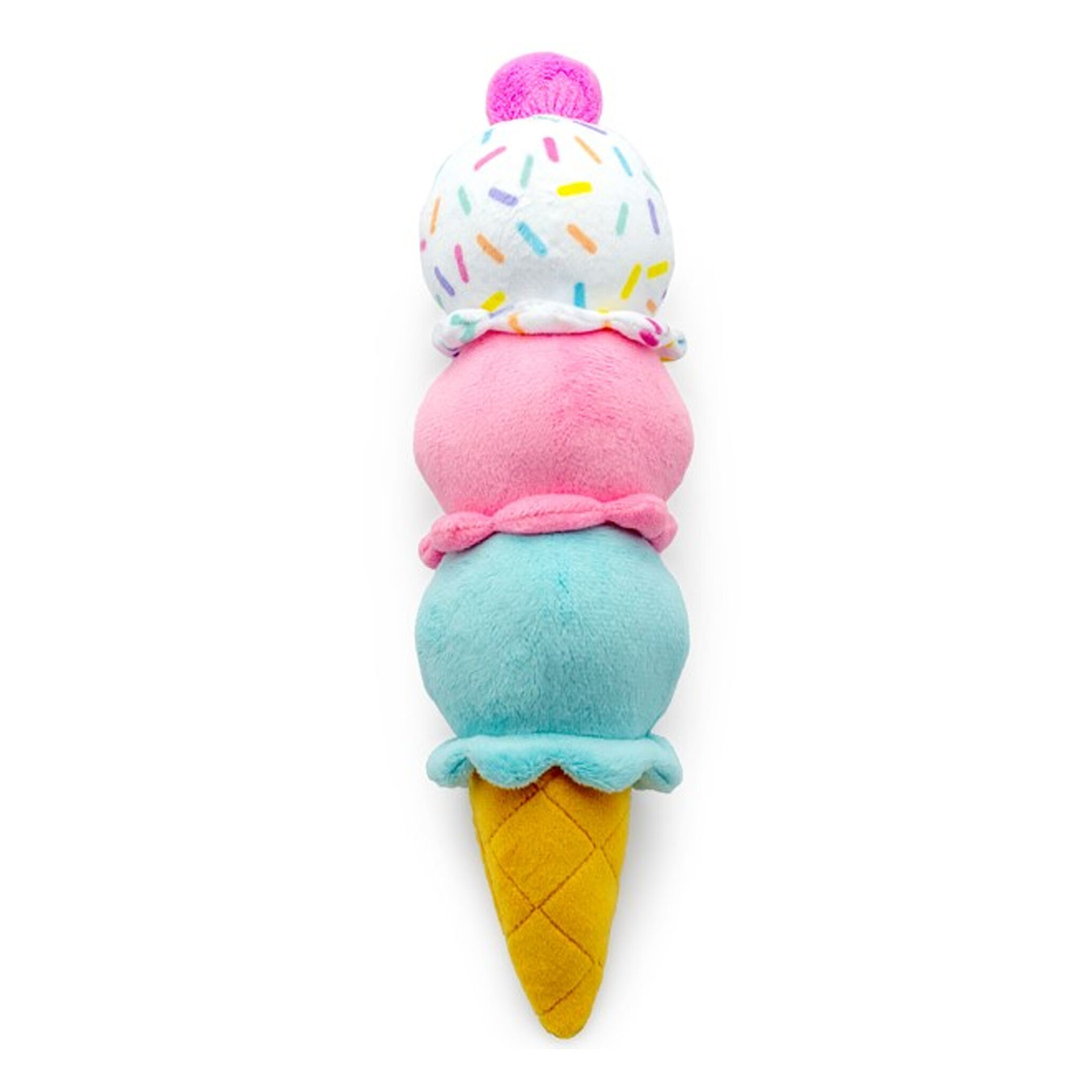 ThoozyPet 3-Scoop Ice Cream Cone Dog Toy
