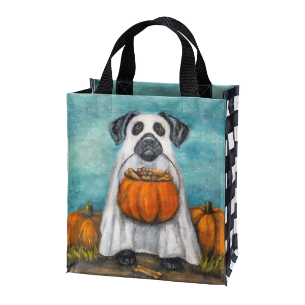 Reusable Tote Bag-Ghost