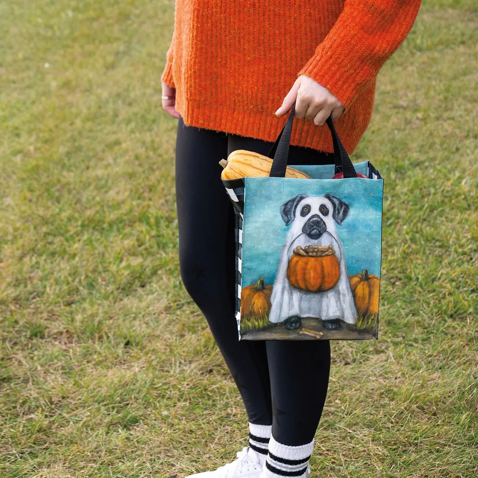 Reusable Tote Bag-Ghost
