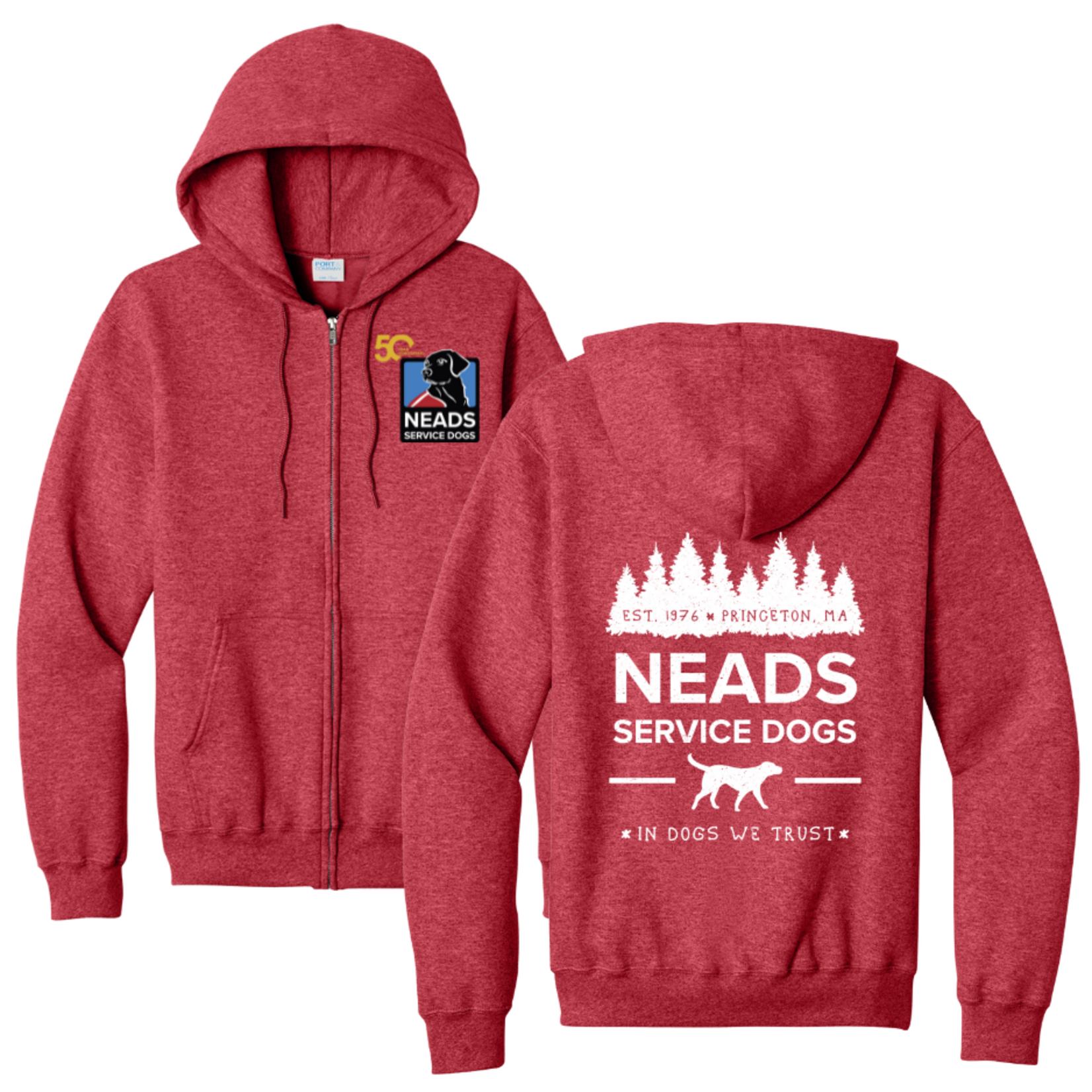 Port & Company 50th Anniversary Zip Hoodie