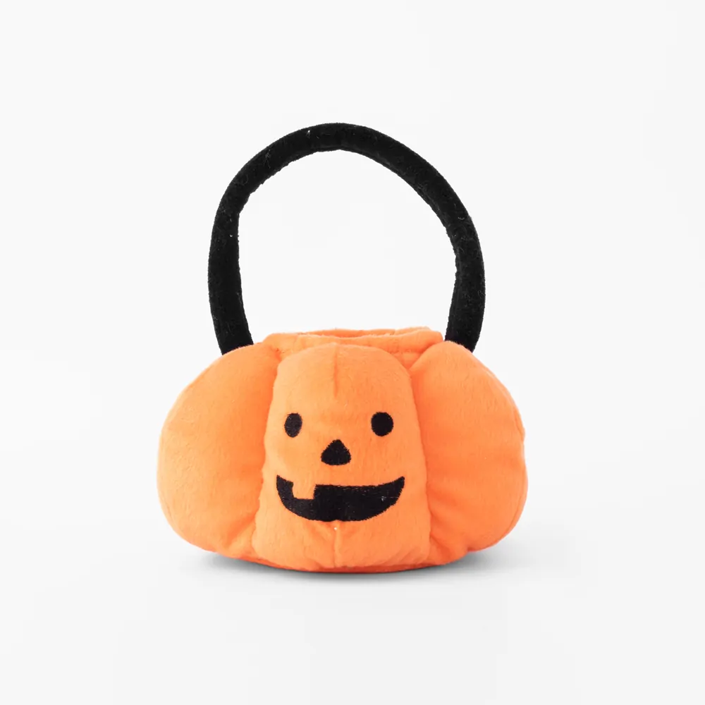 ZippyPaws Trick or Treat Basket Dog Toy