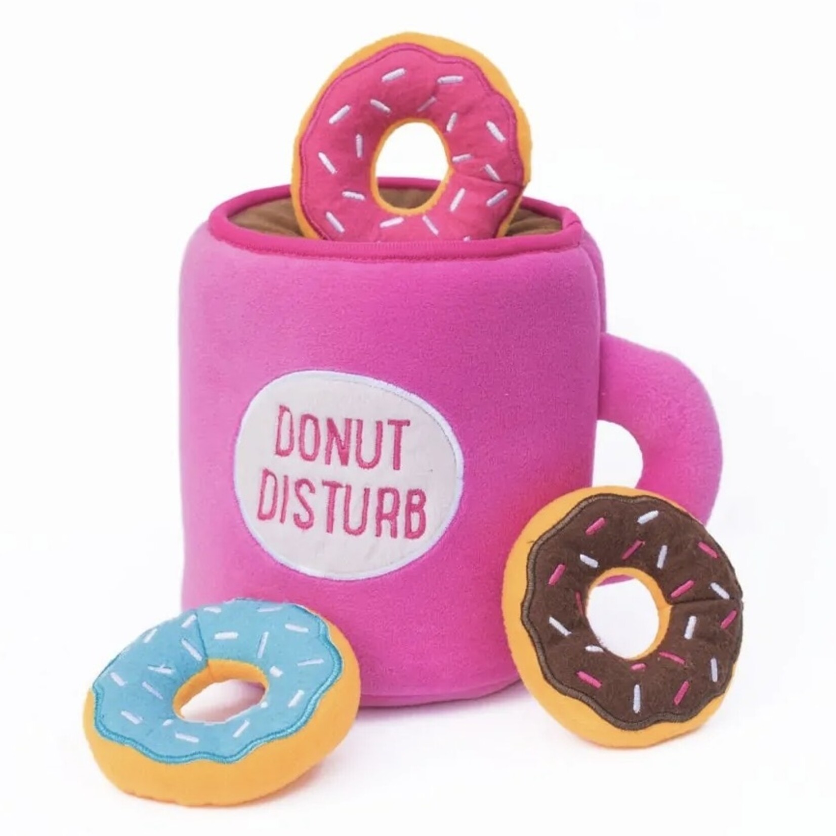 ZippyPaws Coffee & Donuts Burrow Toy
