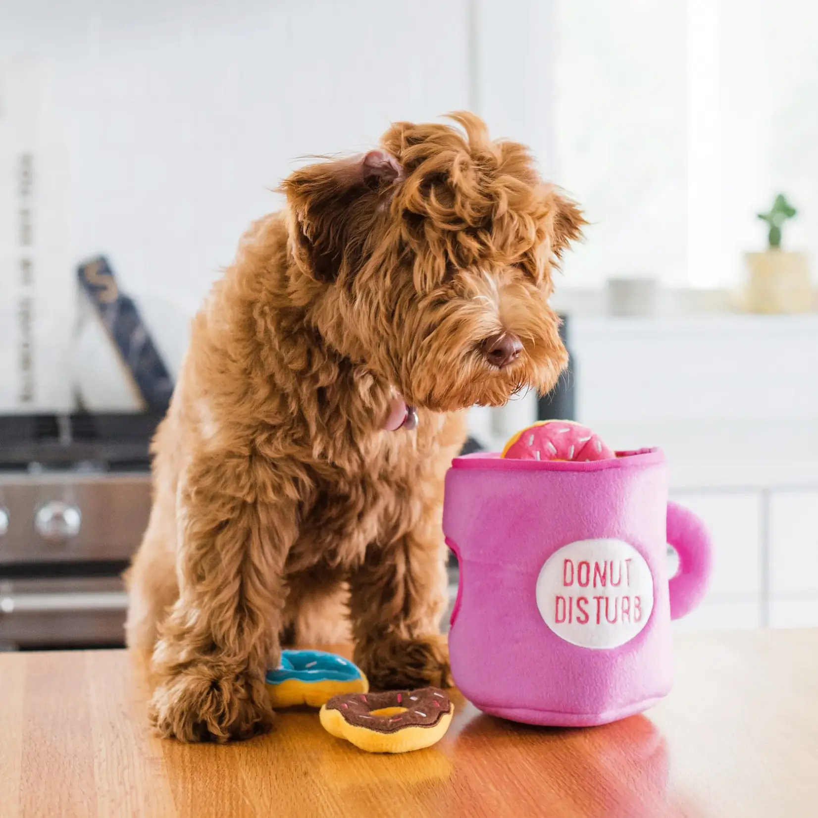 ZippyPaws Coffee & Donuts Burrow Toy