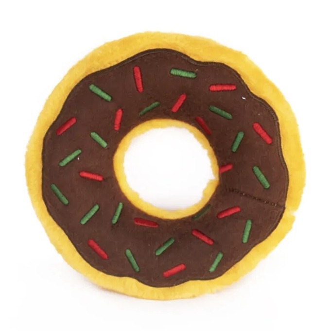 ZippyPaws Holiday Donut Dog Toy