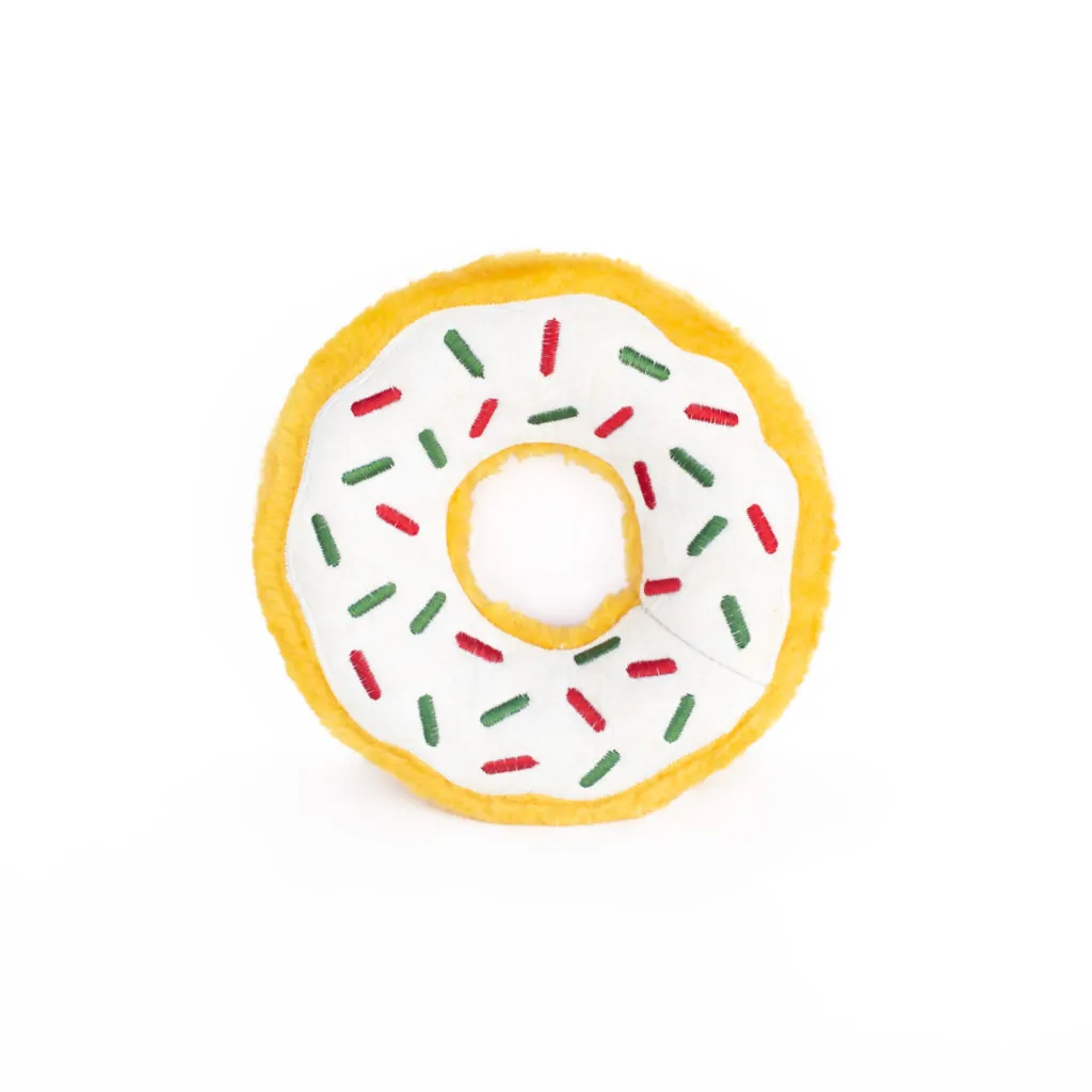 ZippyPaws Holiday Donut Dog Toy