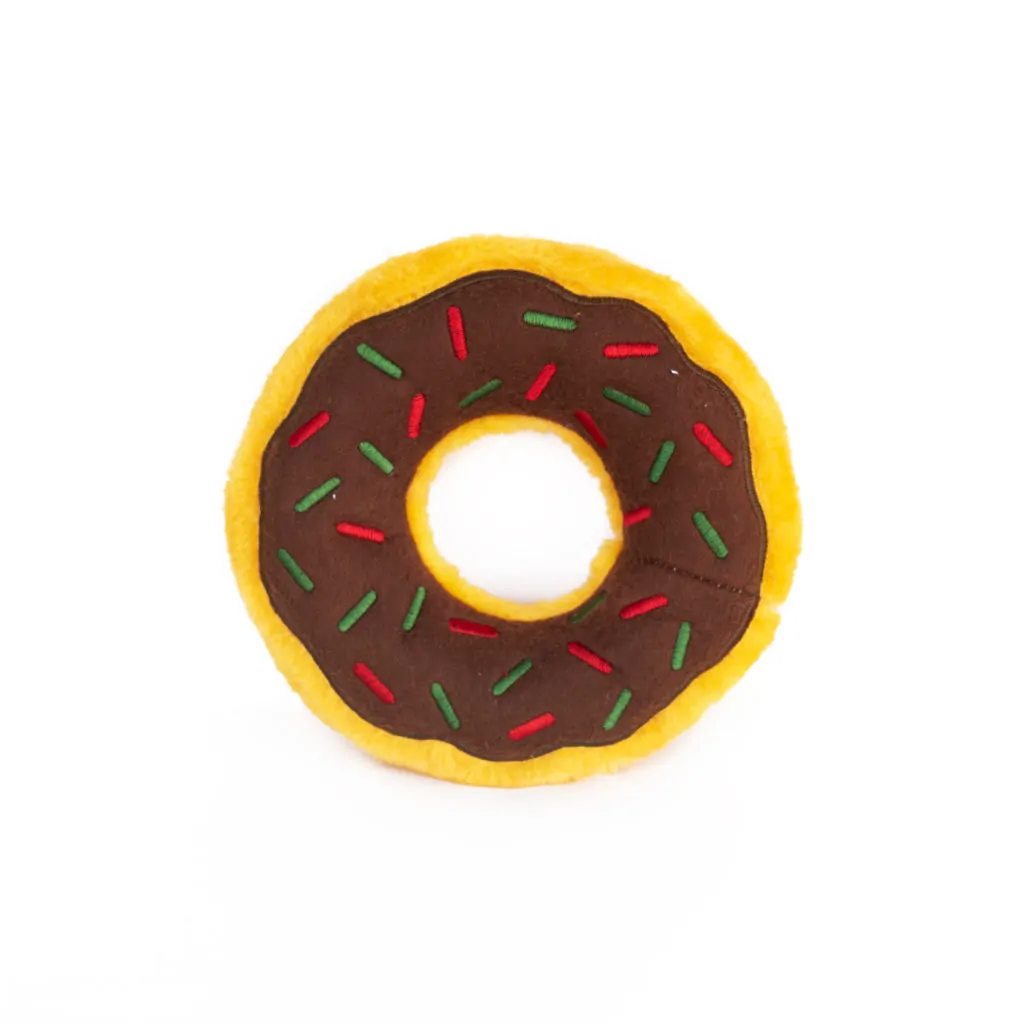 ZippyPaws Holiday Donut Dog Toy
