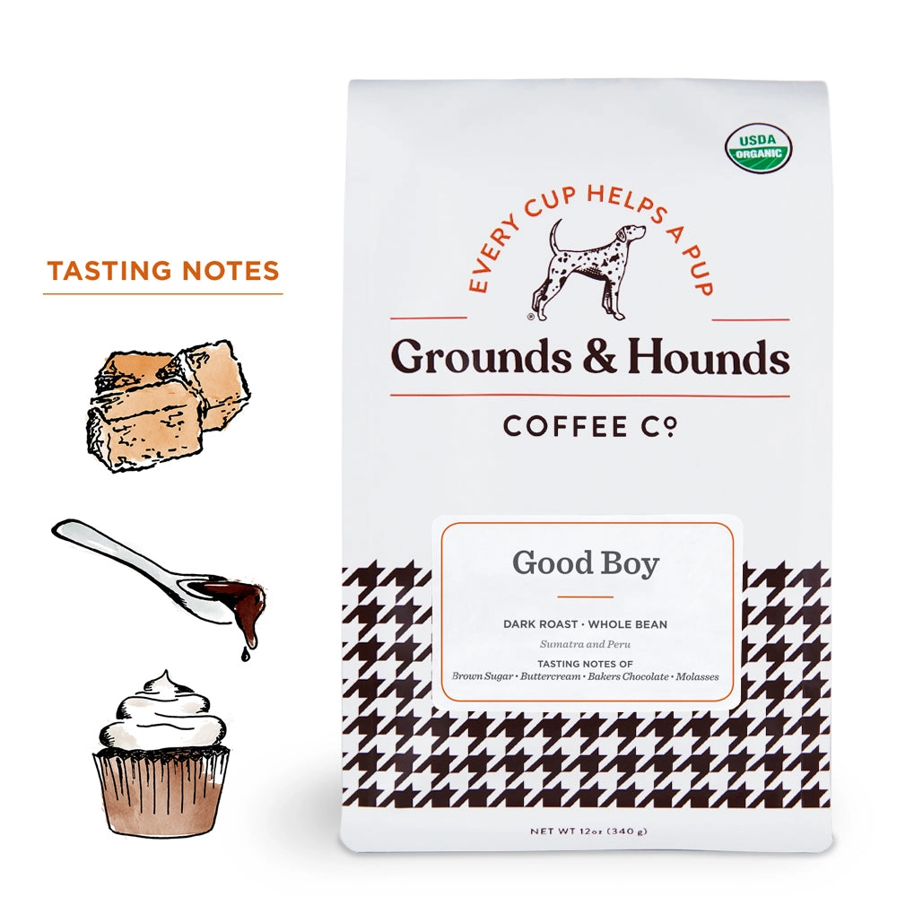 Grounds & Hounds Coffee Co. Good Boy Ground Coffee