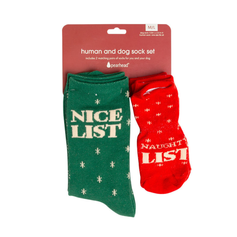 Pearhead Human and Dog Sock Set