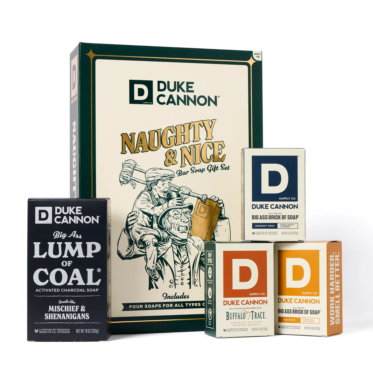 Duke Cannon Brick Soap Holiday Gift Set