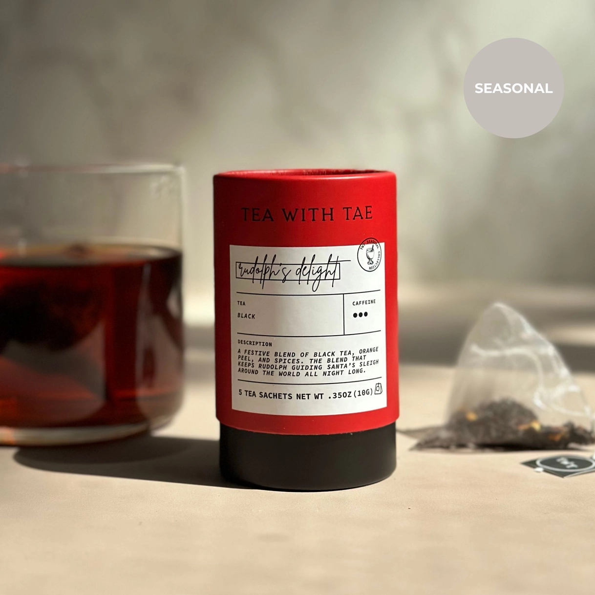 Tea with Tae Holiday Tea Gift Tube