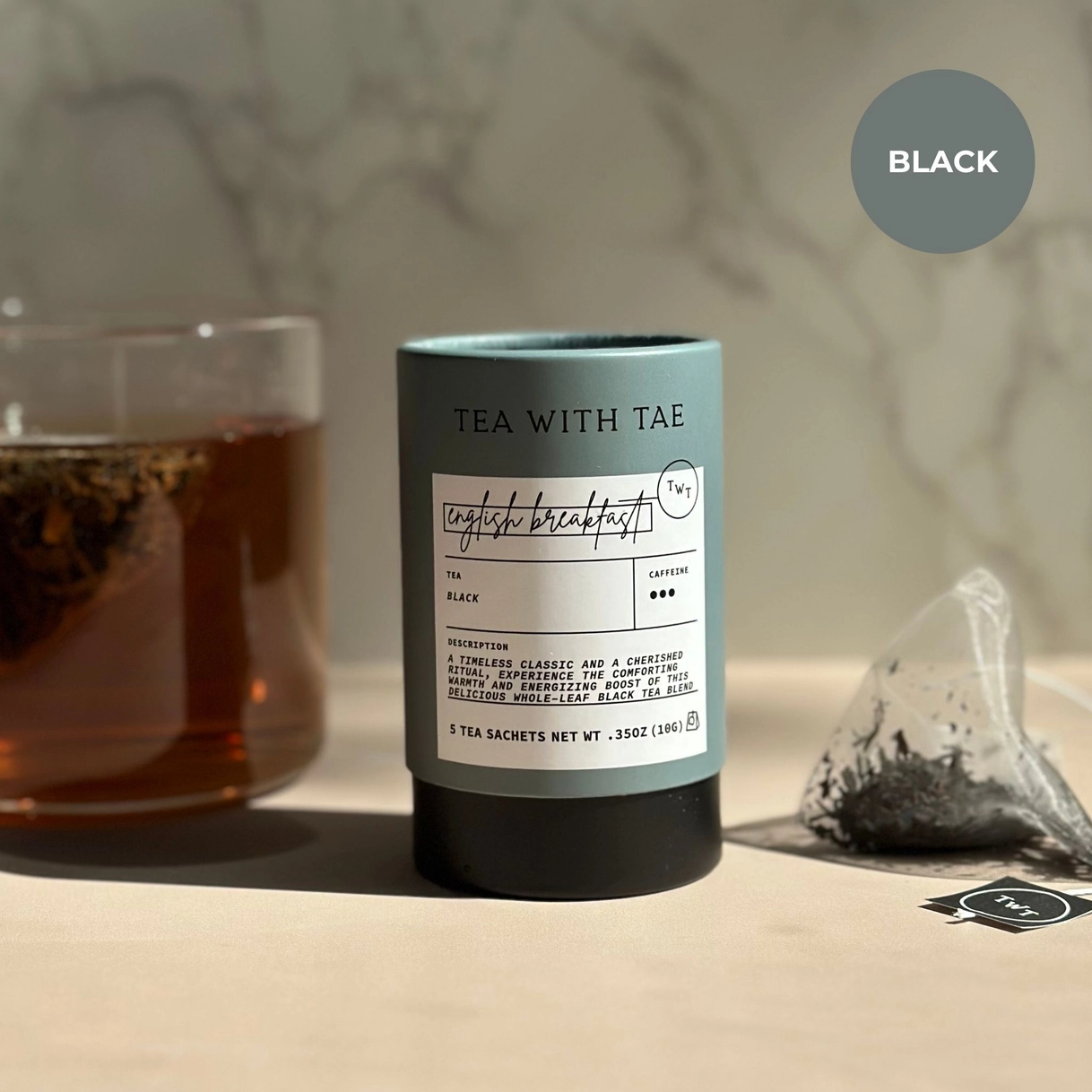 Tea with Tae Tea Gift Tube-English Breakfast