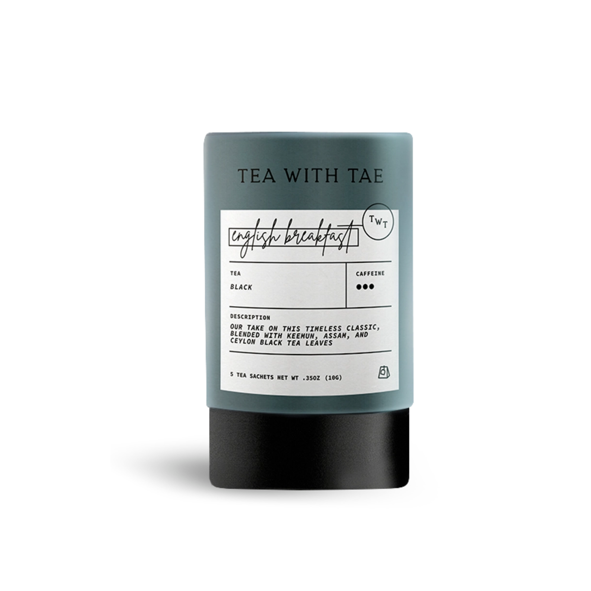 Tea with Tae Tea Gift Tube-English Breakfast