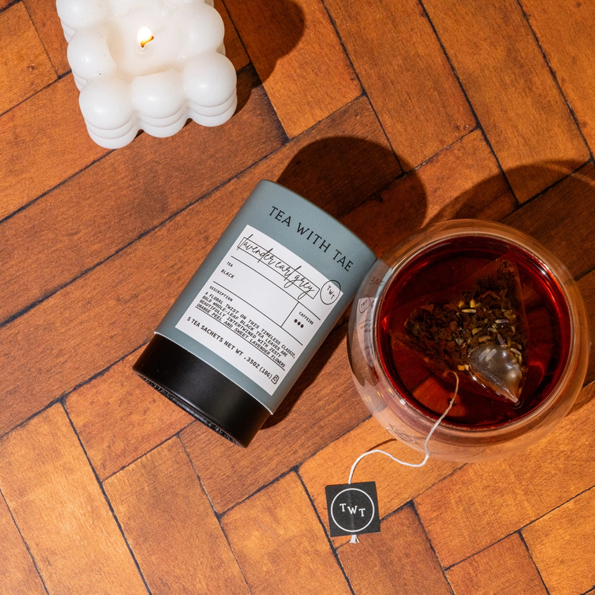 Tea with Tae Tea Gift Tube-Lavender Earl Grey