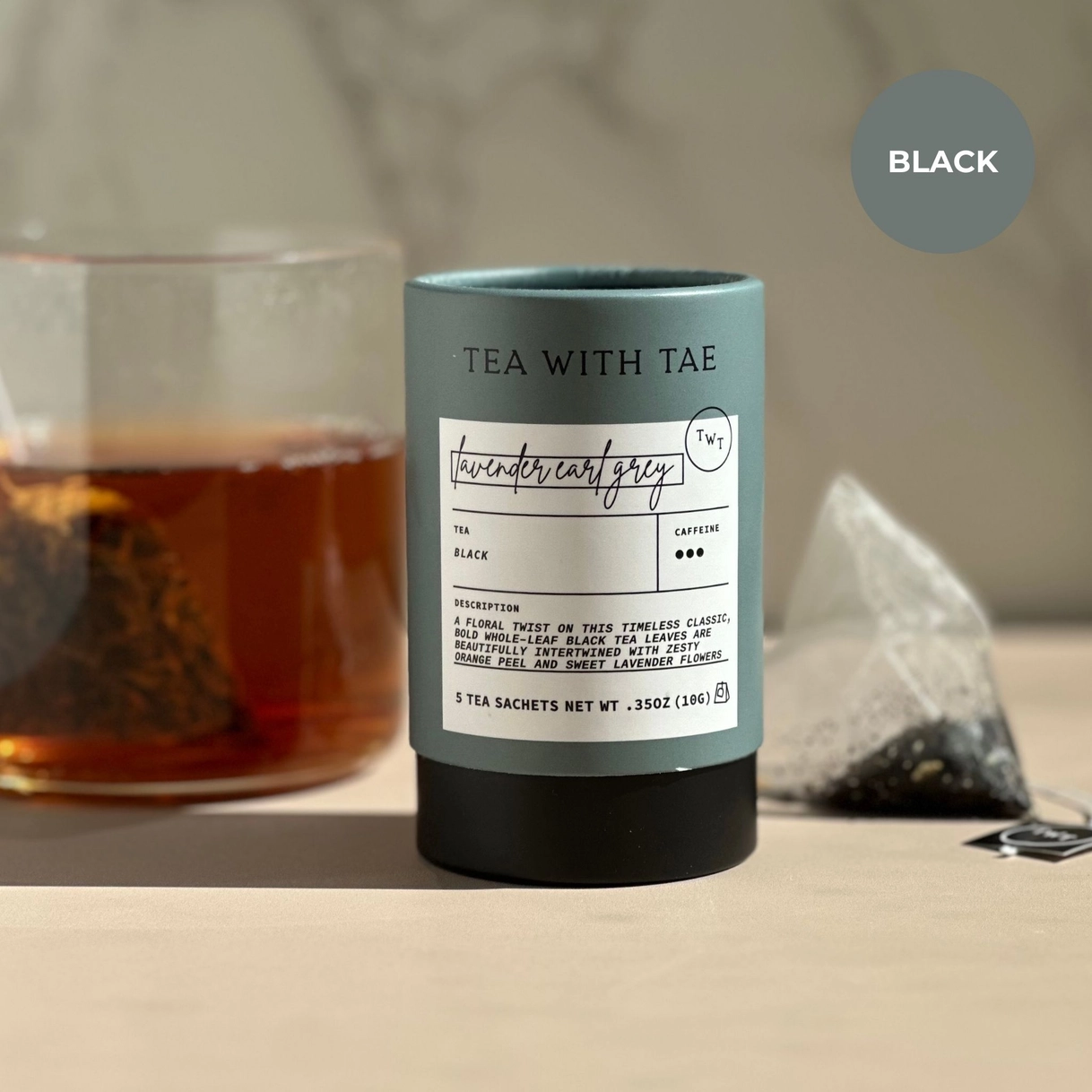 Tea with Tae Tea Gift Tube-Lavender Earl Grey