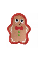 Outward Hound Flat Gingerbread Dog Toy