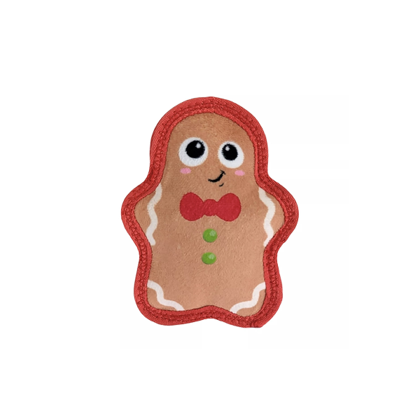 Outward Hound Flat Gingerbread Dog Toy