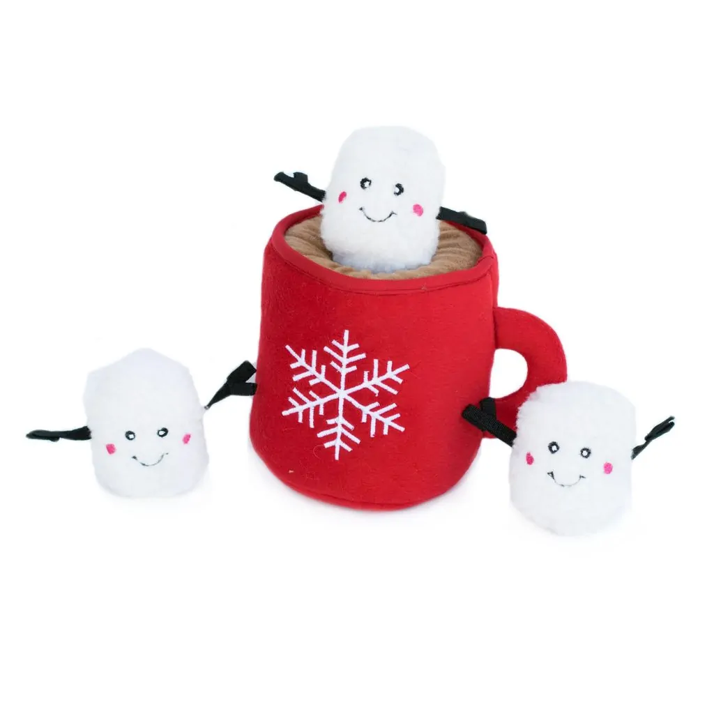 ZippyPaws Hot Cocoa Burrow Toy