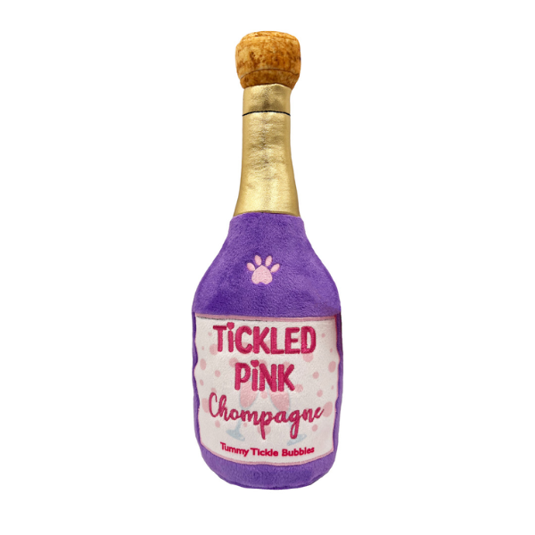 Huxley & Kent Pink Chompagne Dog Toy