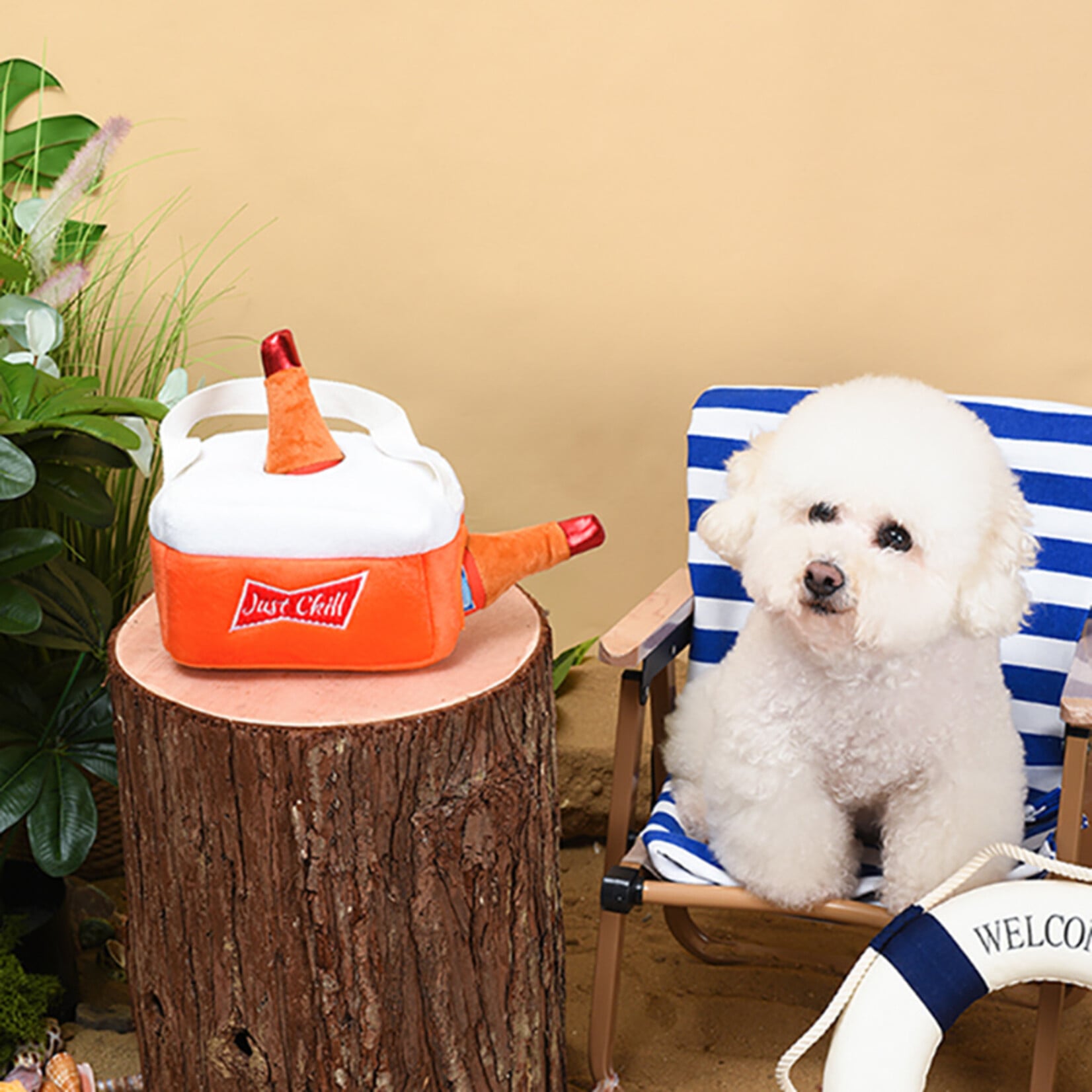 HugSmart Pet Beer Cooler Dog Toy