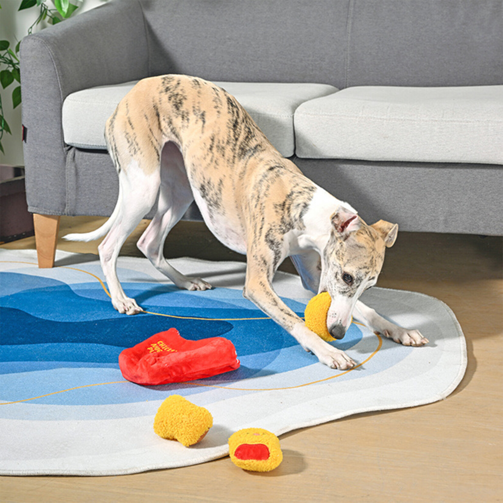 HugSmart Pet Chicken Nuggets Dog Toy