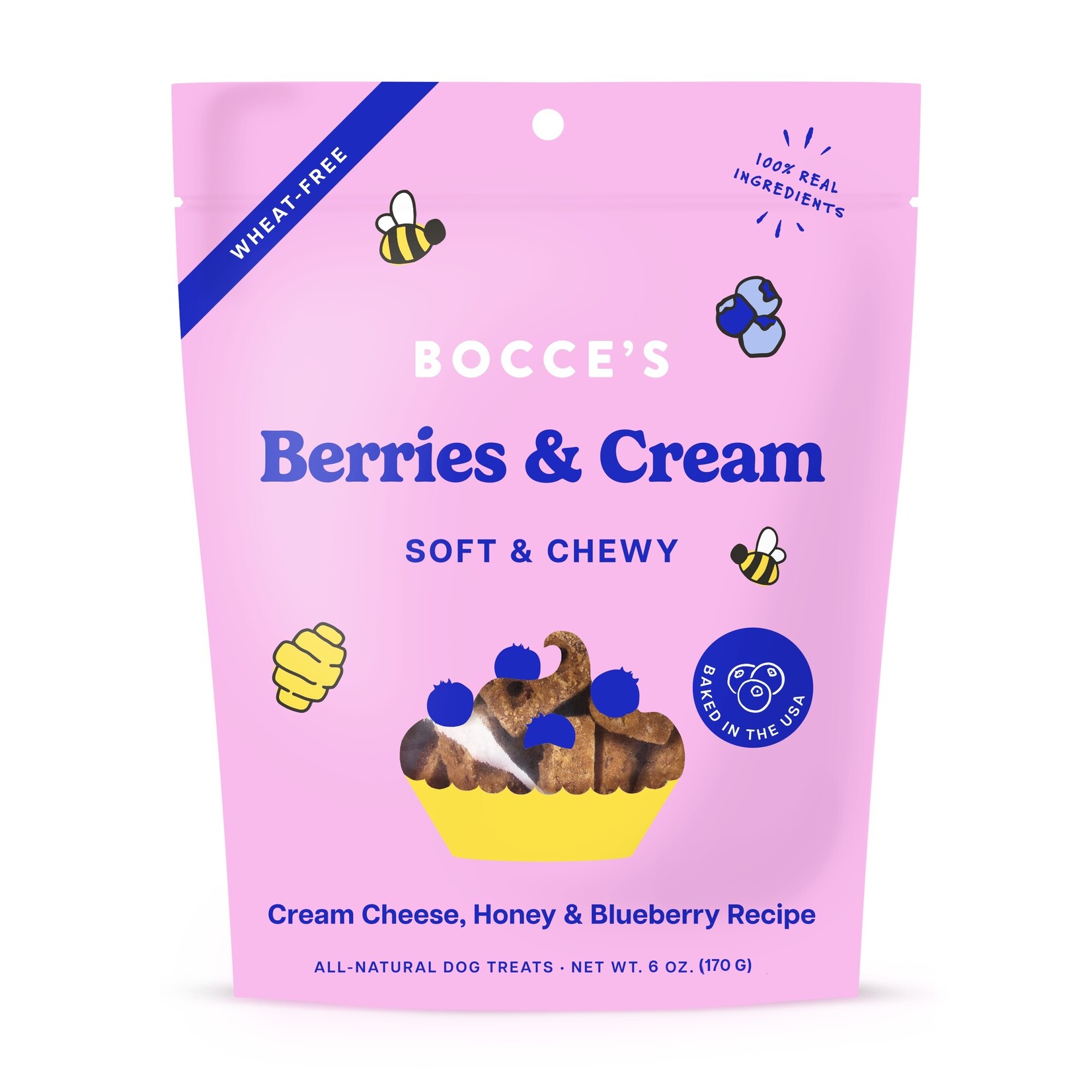 Bocce's Bakery Treats-Berries & Cream