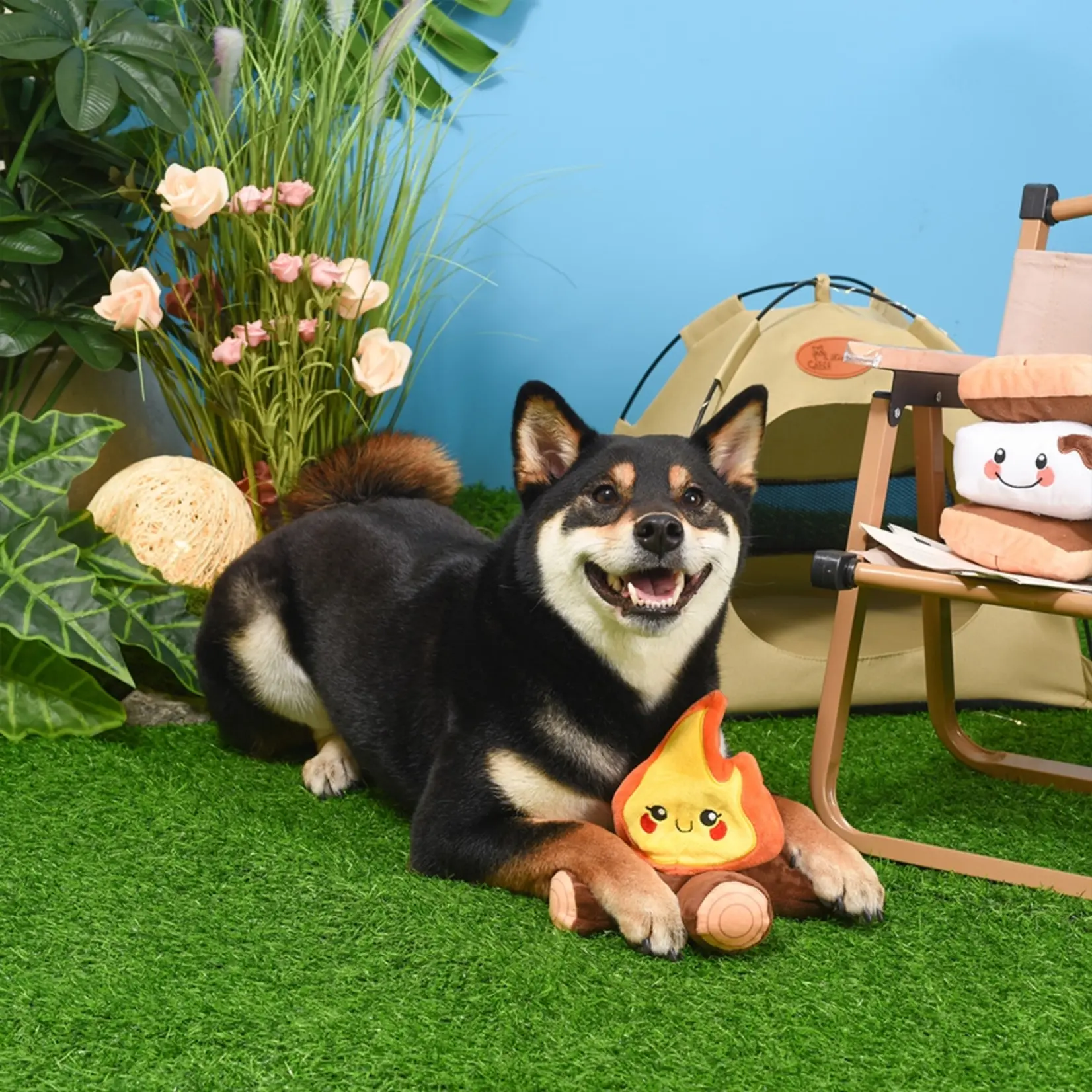 HugSmart Pet Campfire Dog Toy
