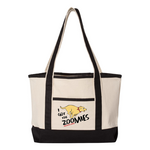 Q-Tees Canvas Tote Bag
