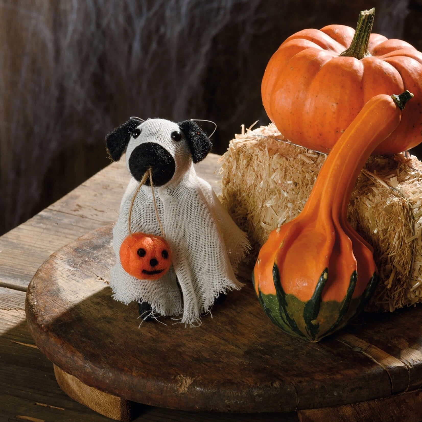 Felt Dog-Ghost