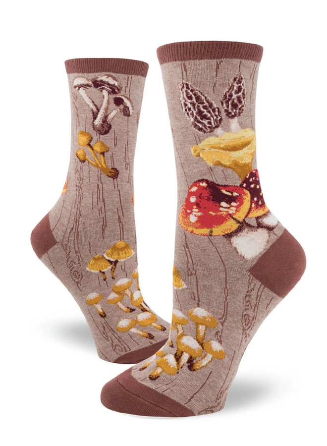 Mushroom - Women's Crew Sock