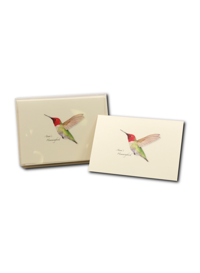 Anna's Hummingbird Notecards