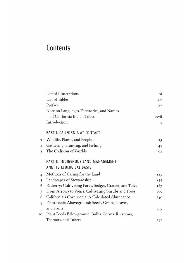 Tending the Wild: Native American Knowledge and the Management of California's Natural Resources