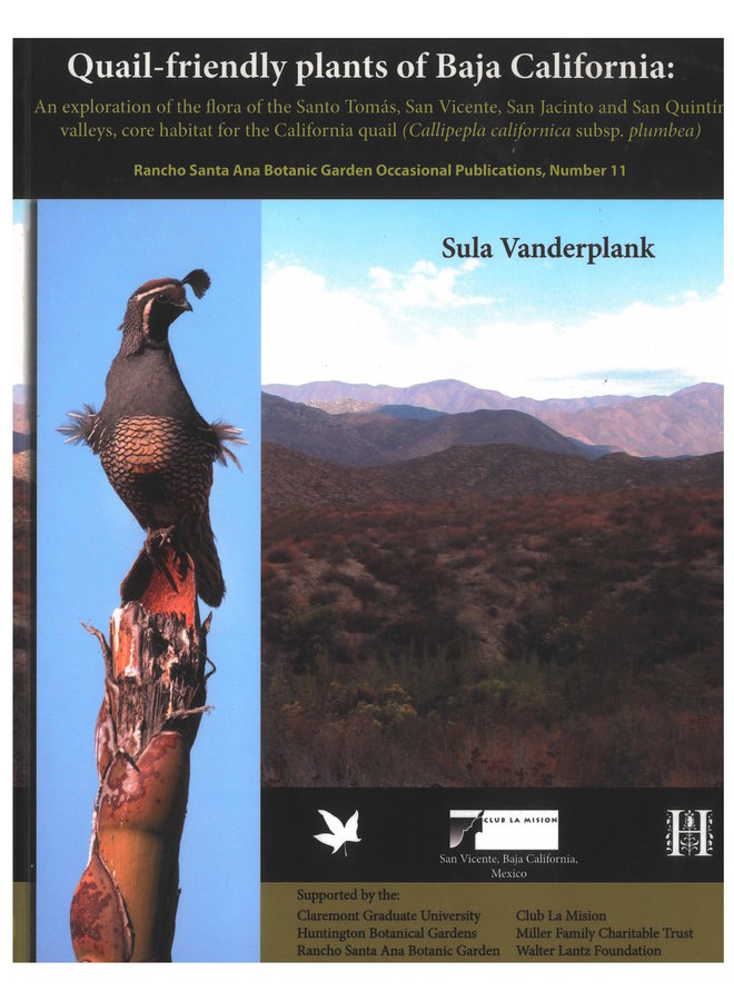 Quail-friendly Plants of Baja California