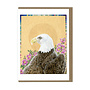 Cards - Bald Eagle and Wild Roses