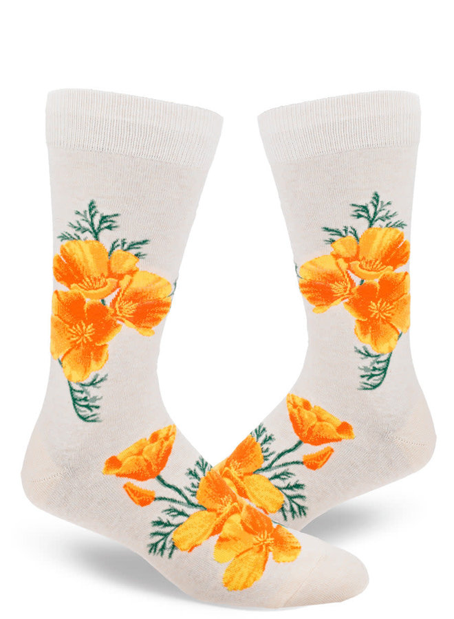 CA Poppy - Men's Crew Sock