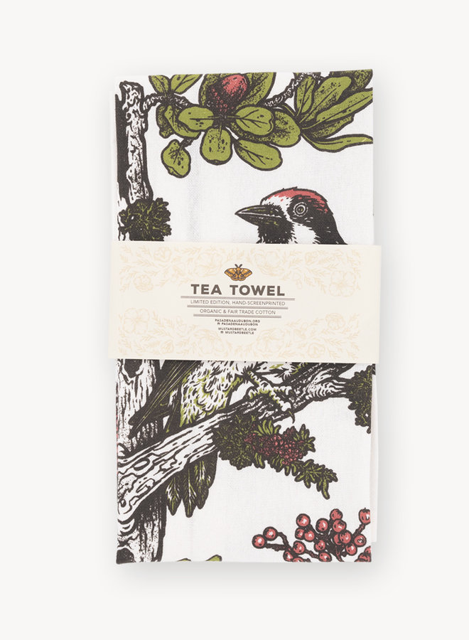 Tea Towel - Chaparral Birds & Plants