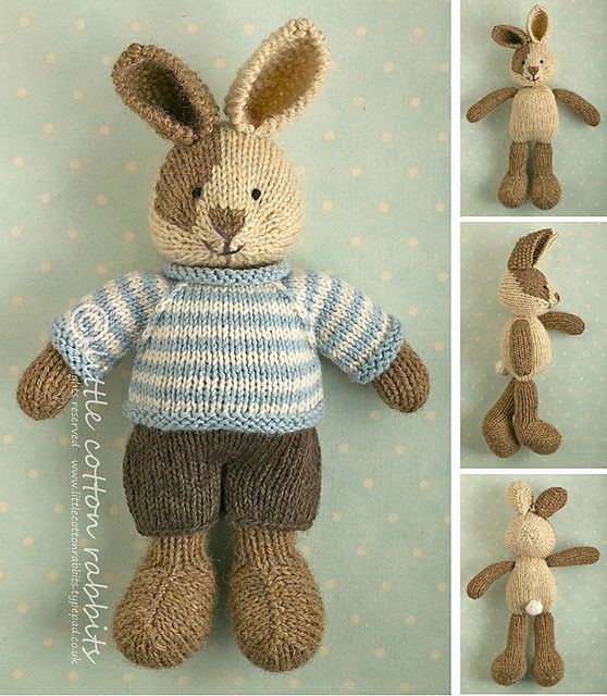 Ravelry Patterns Boy or Girl Bunny by Little Cotton Rabbits