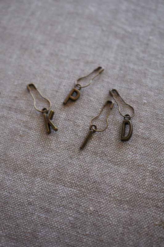 NNK Press Letter Stitch Markers