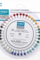 Unique Plastic Head Pinwheel - All Purpose Pins