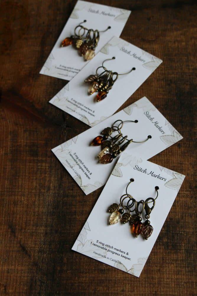 NNK Press Autumn Leaf Stitch Markers