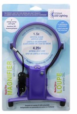 UNIQUE LIGHTING Hands Free Magnifier with LED Light