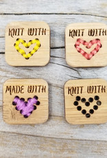 Katrinkles Katrinkles Stitchable Heart Tags Knit with Love