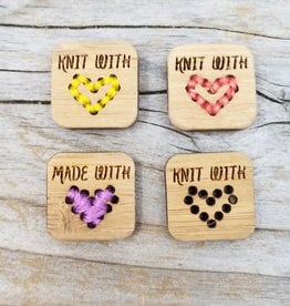 Katrinkles Katrinkles Stitchable Heart Tags Knit with Love