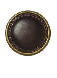 Bergere de France Leather look metal buttons, 22 mm