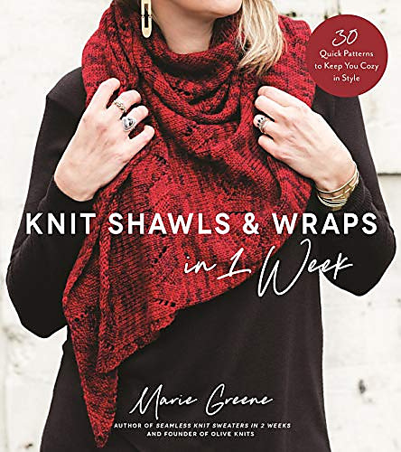 Knit Shawls Wraps in 1 Week Sue2Knits and Yarn